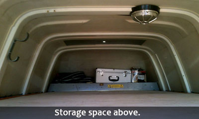 storage space above